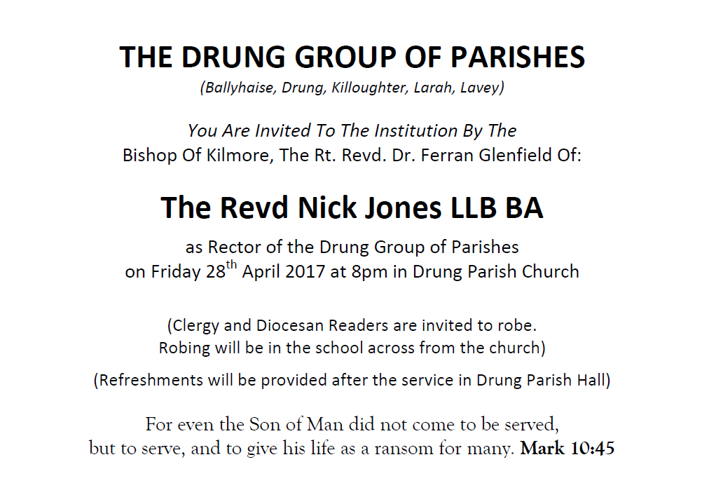 Rector Drung Nick Jones Cavan